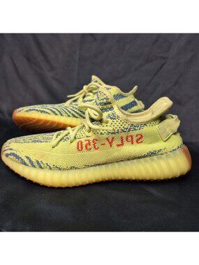 Adidas Yeezy Boost 350 V2 Semi Frozen Yellow Shoes Sneakers B37572 Sz 8
